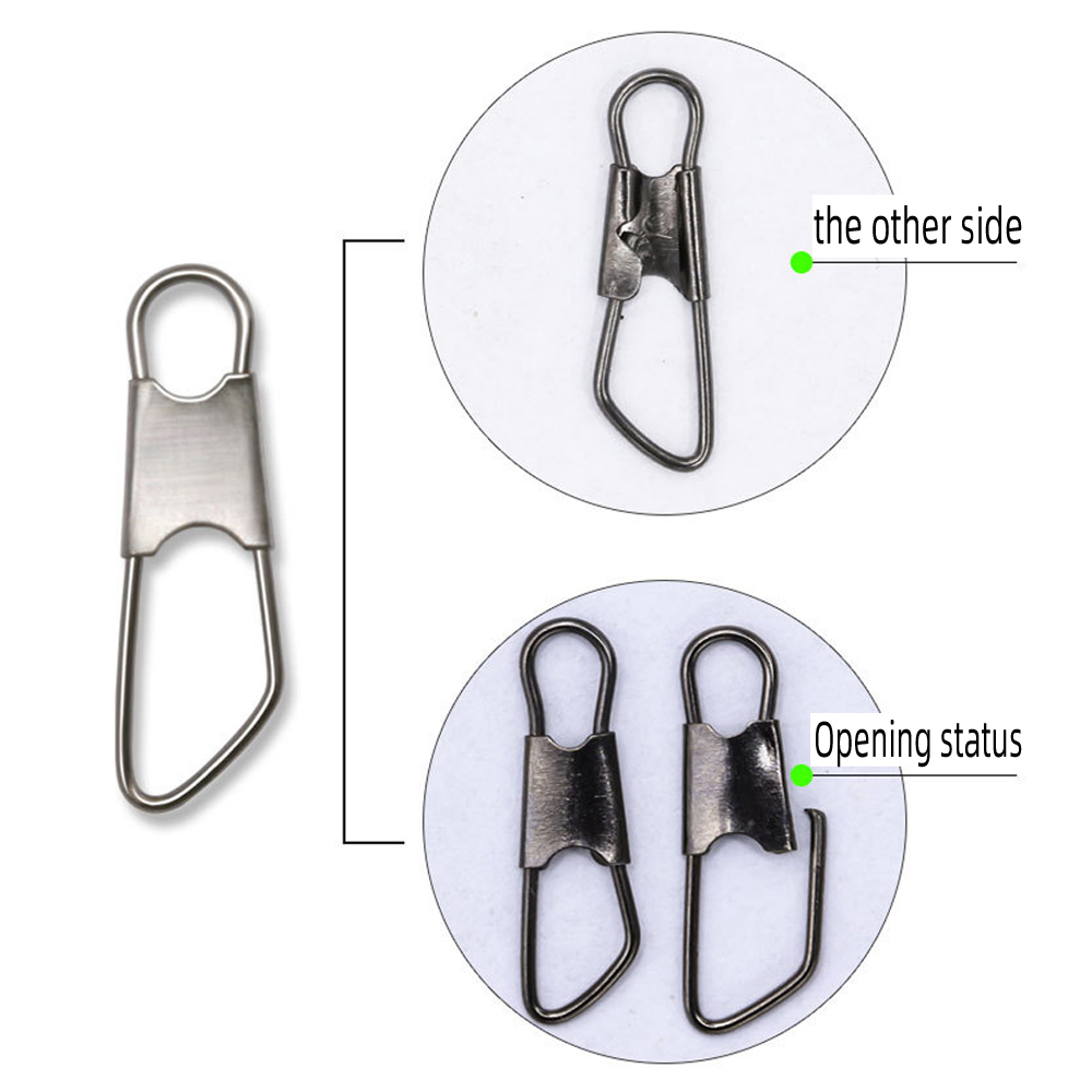 DNDYUJU 100pcs Carbon Steel Fi - Fishing Equipment Gear ulasan dan harga