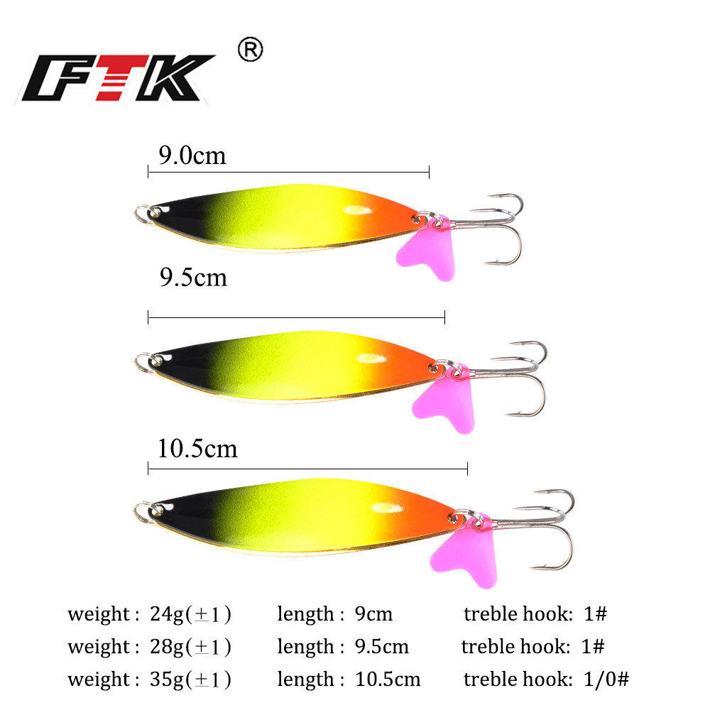 FTK 24g 28g 35g Spoon Fishing  - Fishing Equipment Japan ulasan dan harga