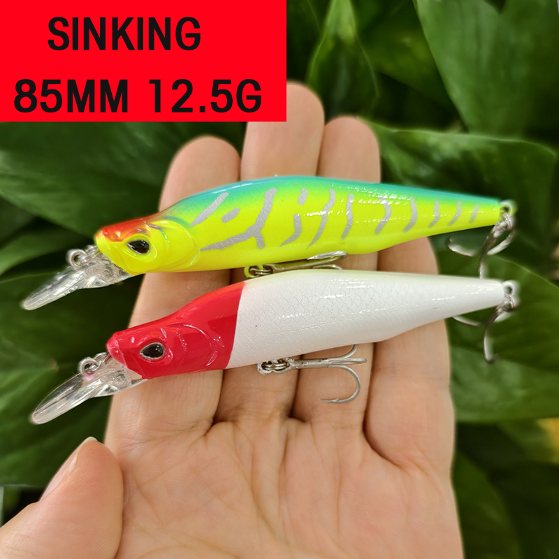 Sinking Minnow Fishing Lures 8 - Fishing Equipment Japan ulasan dan harga