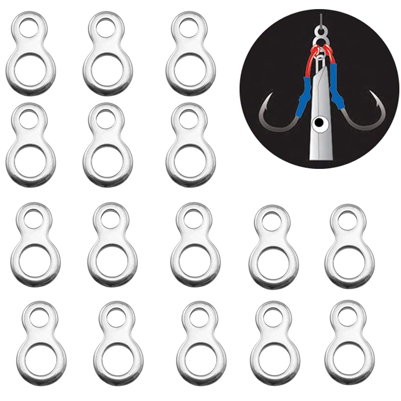 10-50Pcs Stainless Steel Fishi - Fishing Equipment Gear ulasan dan harga