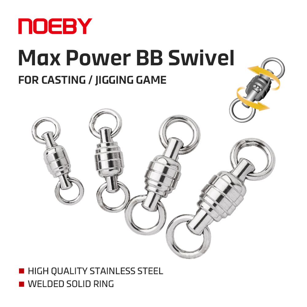 NOEBY Max Power BB Swivel High - Quality Fishing Equipment ulasan dan harga