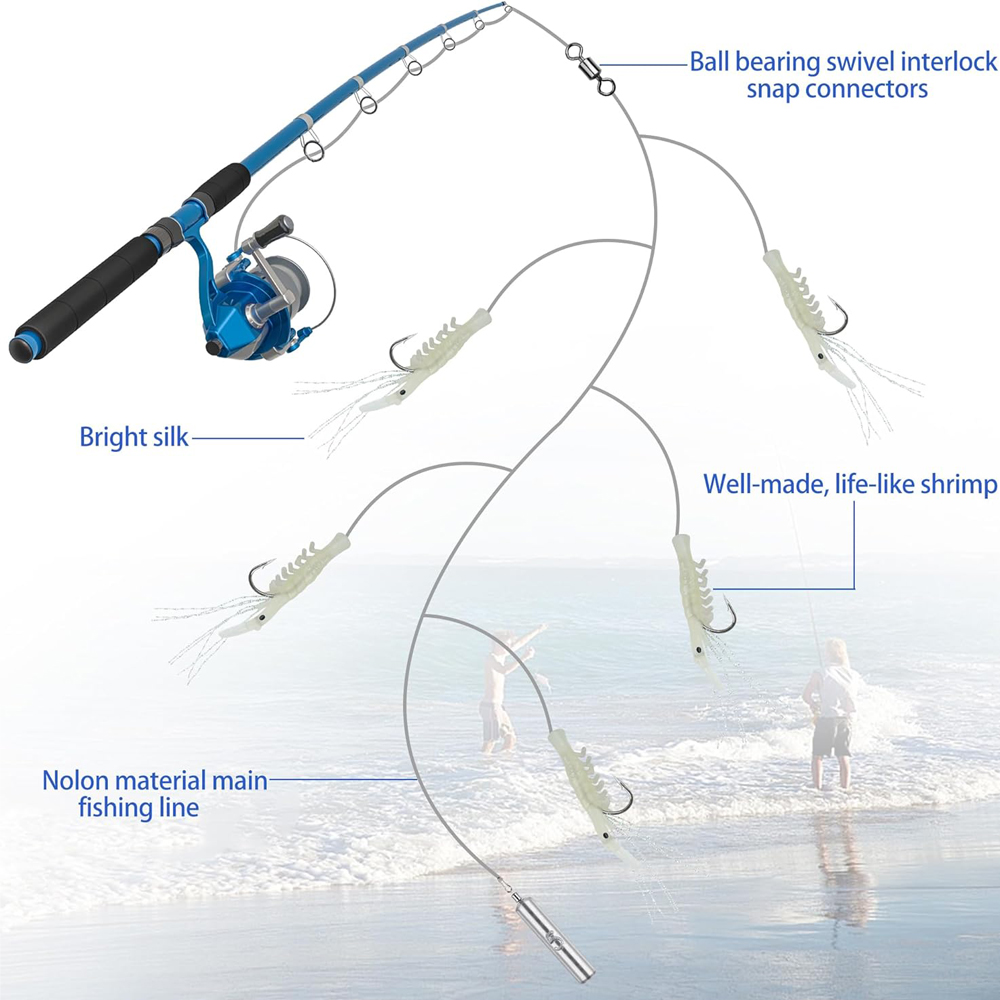 15Pcs=3Packs Saltwater Luminou - Quality Fishing Equipment ulasan dan harga