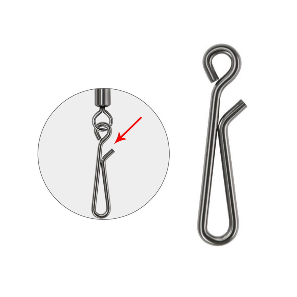 DNDYUJU 50pcs Stainless Steel  - Fishing Equipment Gear ulasan dan harga