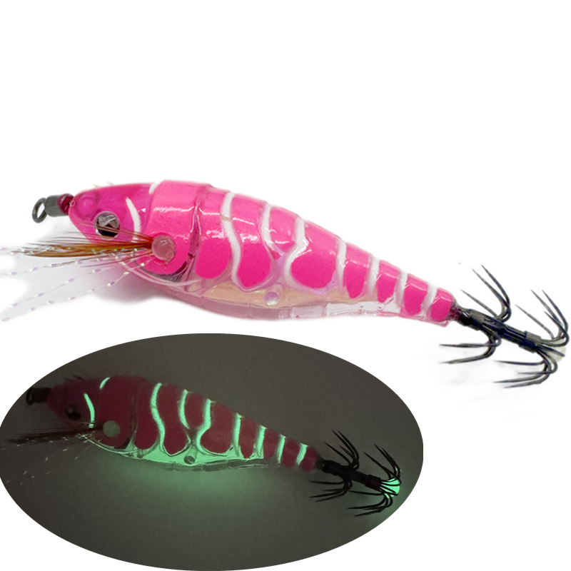 Luminous Wooden Shrimp Squid E - Fishing Equipment Japan ulasan dan harga