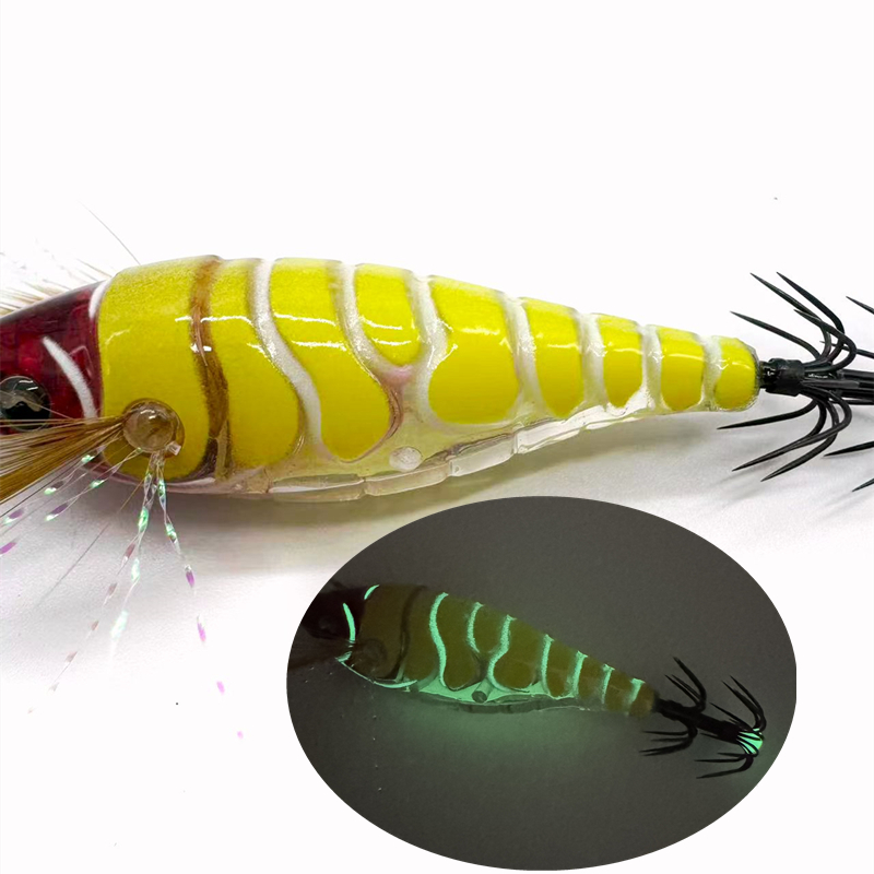 Luminous Wooden Shrimp Squid E - Fishing Equipment Japan ulasan dan harga