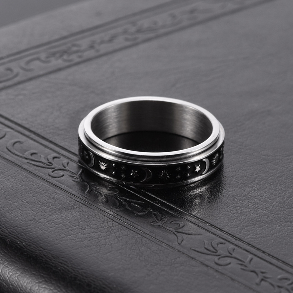 Vintage Moon Star Spinner Ring - Quality Fishing Equipment ulasan dan harga