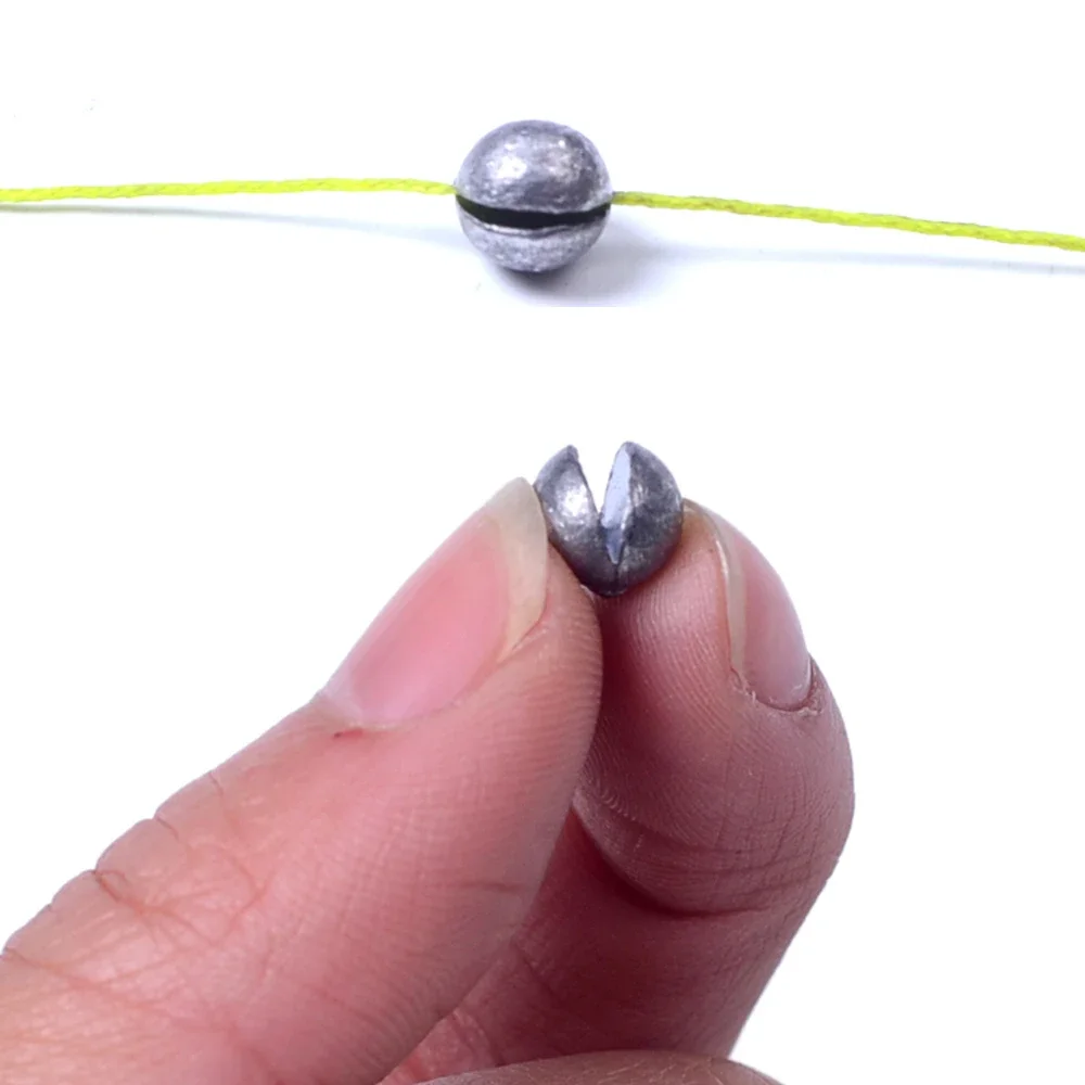 DNDYUJU 50pcs Round Split Shot - Quality Fishing Equipment ulasan dan harga