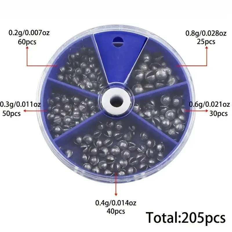Split Shot Fishing Sinkers Wei - Quality Fishing Equipment ulasan dan harga