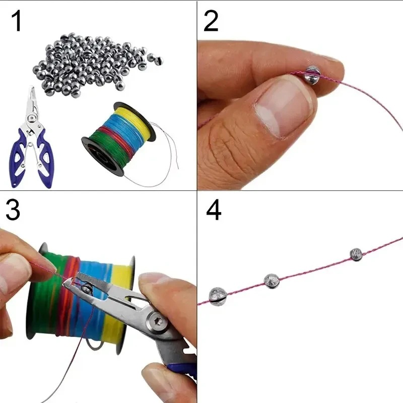 Split Shot Fishing Sinkers Wei - Quality Fishing Equipment ulasan dan harga