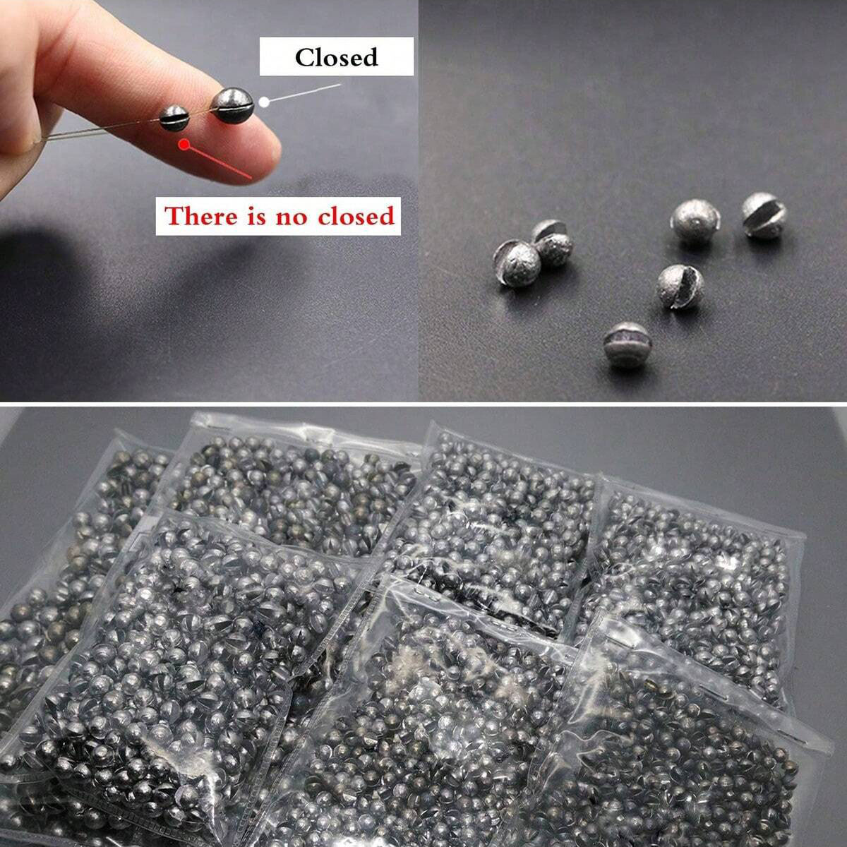 Removable Split-Shot,100Pcs Le - Quality Fishing Equipment ulasan dan harga