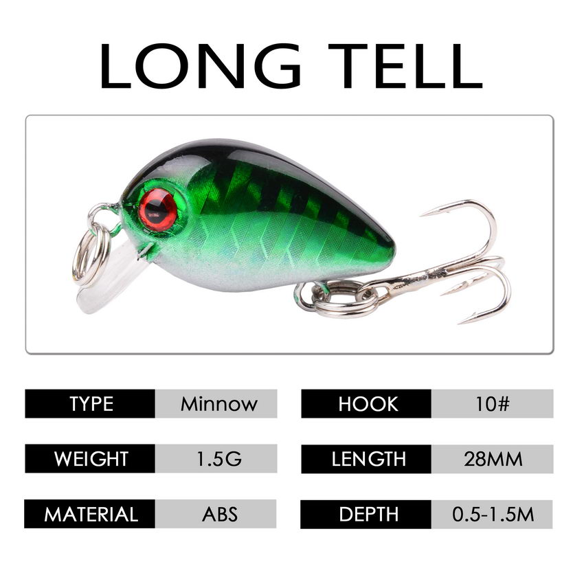 30mm 2g Crazy wobbler Mini Top - Fishing Equipment Japan ulasan dan harga